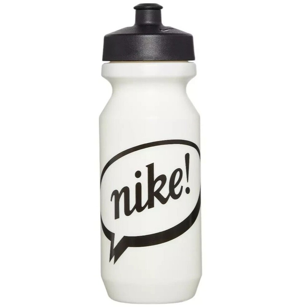 Nike Big Mouth Water Bottle – 22 oz – White / Black – New
